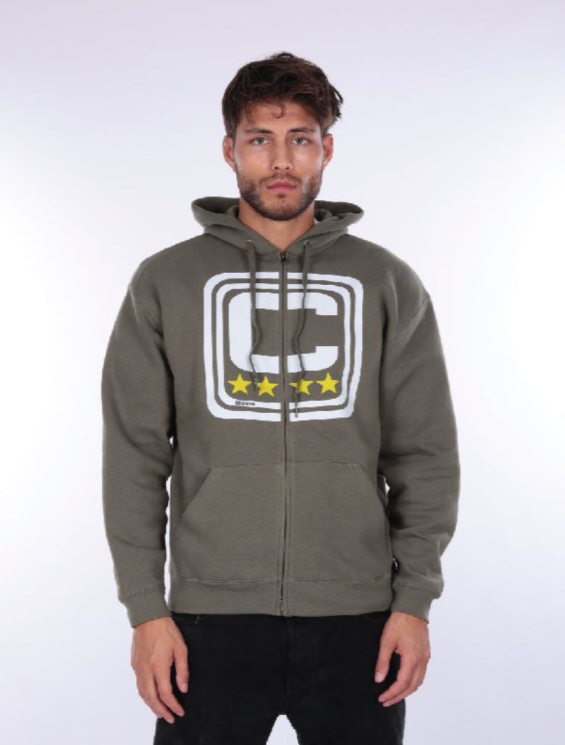 Cammino Vice Zip Hoodie - Olive